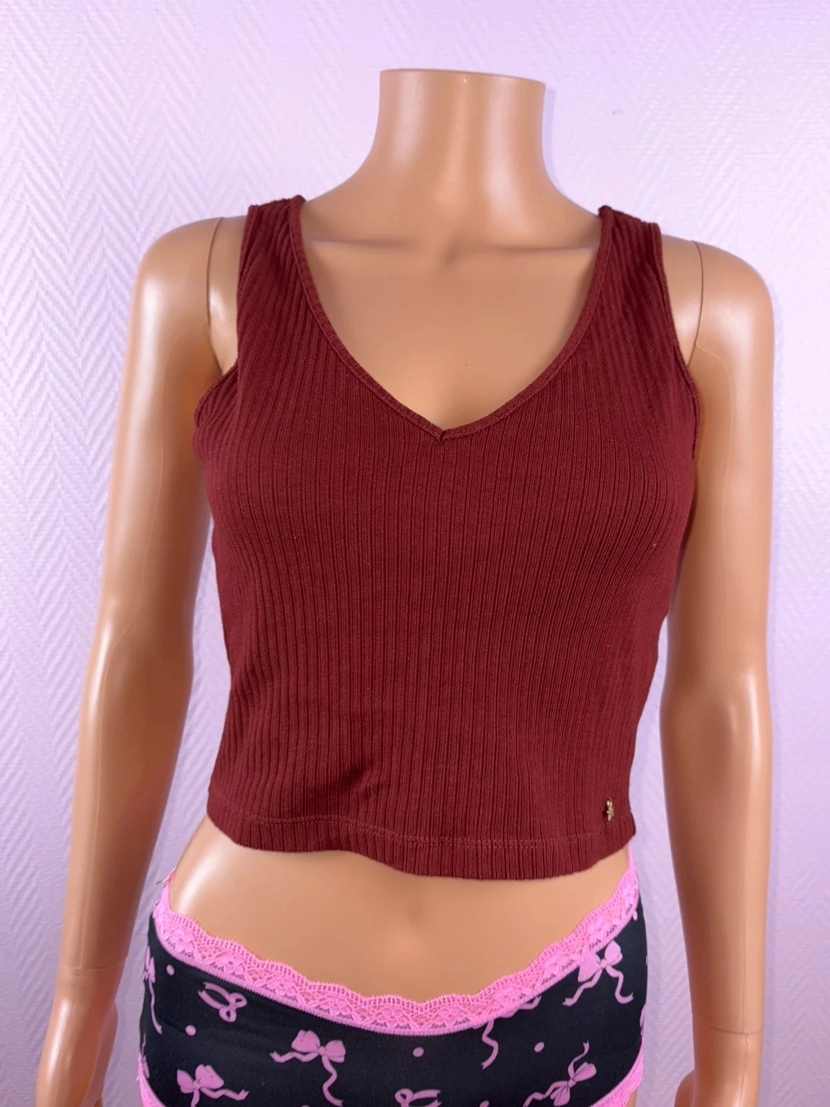 Top cropped dos petits haut tamanho 2 38 – photo 3